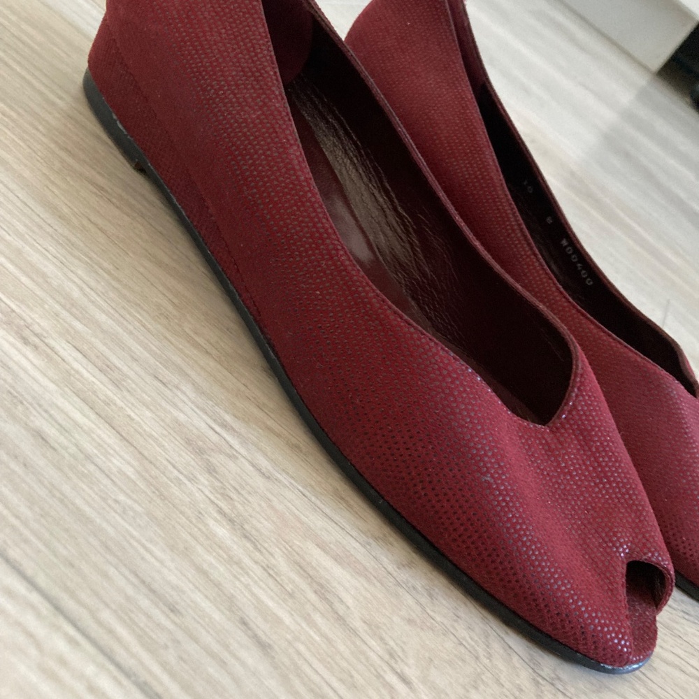 Brunomagli Made in Italy Leather Wedge Ladies Dress Shoe Sz 10 B (NARROW) - Picture 2 of 7
